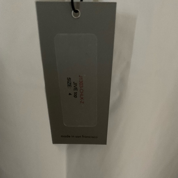 Porto Jive Top. Size 4 / M. Light blue NWT - Picture 7 of 7